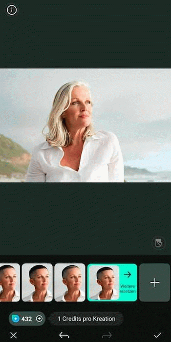 PhotoDirector - Buzz Cut testen mit der besten Foto-App